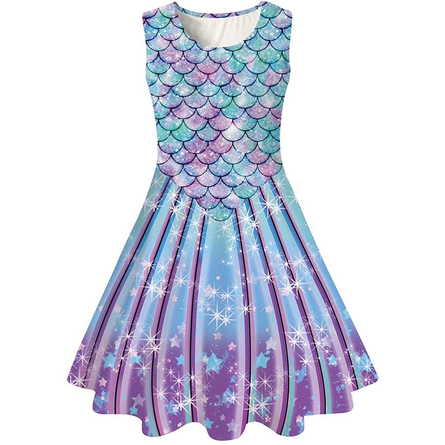 Shining Mermaid Funny Girl Dress