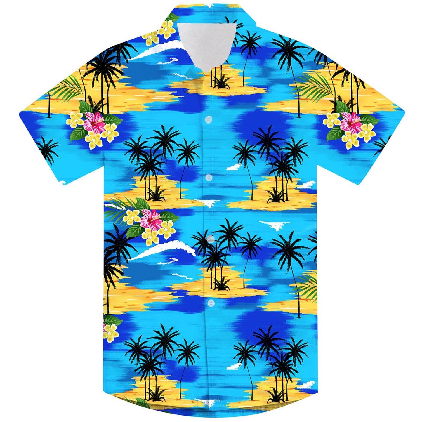 Hawaii Island Flowers Funny Boy Hawaiian Shirt