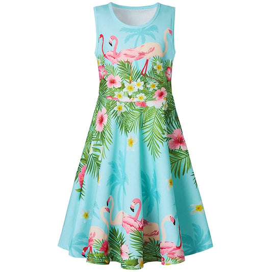 Pink Flamingo Funny Girl Dress