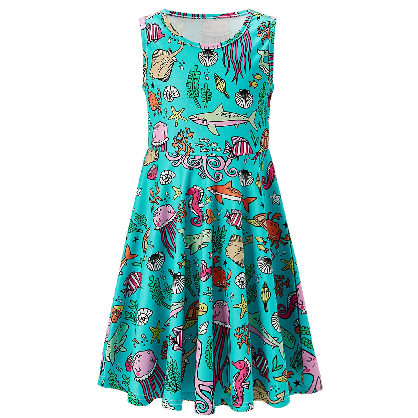 Marine Animals Funny Girl Dress