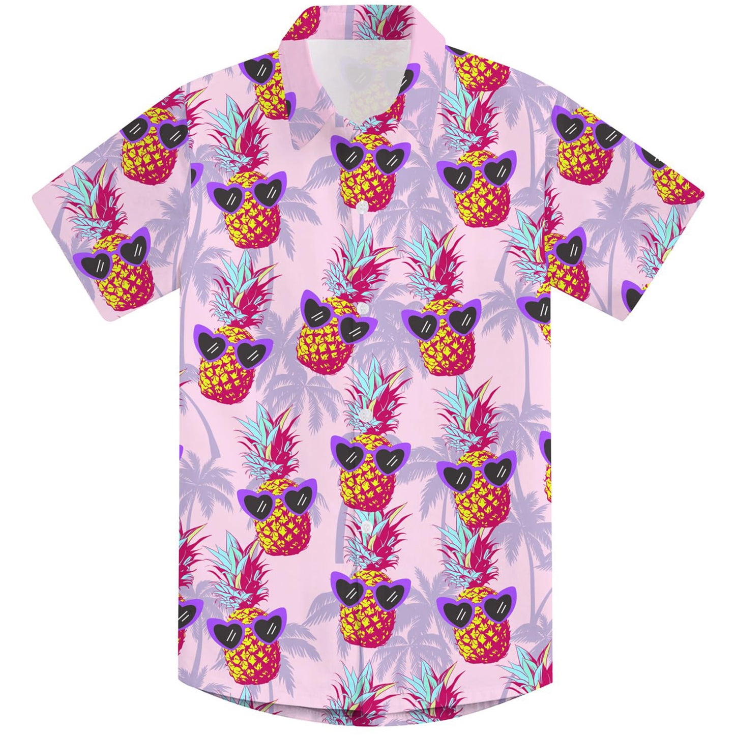 Sunglasses Pineapple Funny Boy Hawaiian Shirt