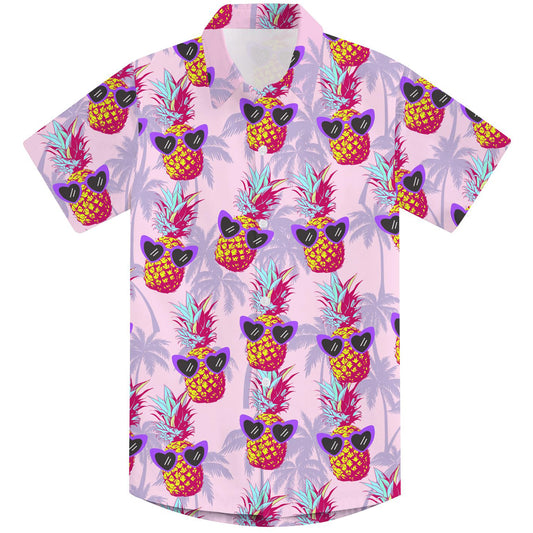 Sunglasses Pineapple Funny Boy Hawaiian Shirt