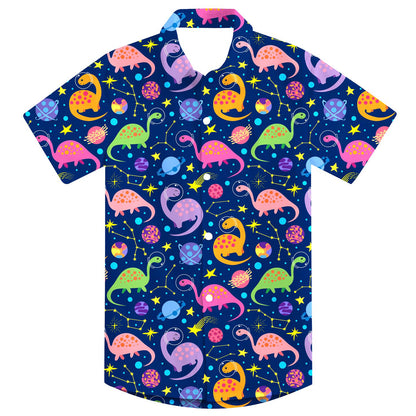 Planet Dinosaurs Funny Boy Hawaiian Shirt