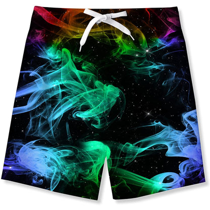 Green Smoke Funny Boy Swim Trunk