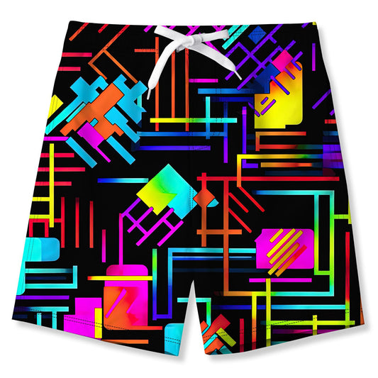 Colorful Funny Boy Swim Trunk