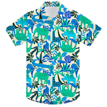 Jungle Animals Funny Boy Hawaiian Shirt