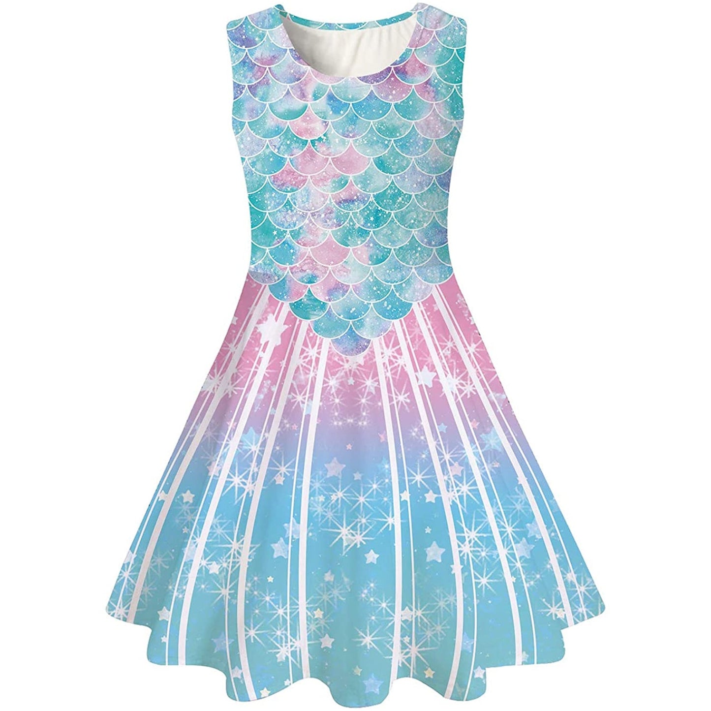 Shiny Mermaid Funny Girl Dress