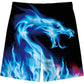 Blue Flame Dragon Funny Boy Swim Trunk