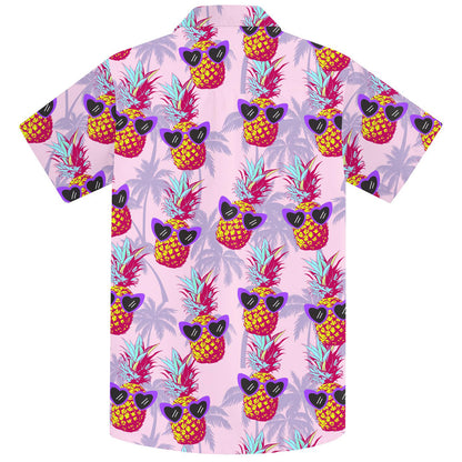 Sunglasses Pineapple Funny Boy Hawaiian Shirt