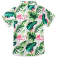 Tropical Leaf Flamingo Funny Toddler Hawaiian Shirt