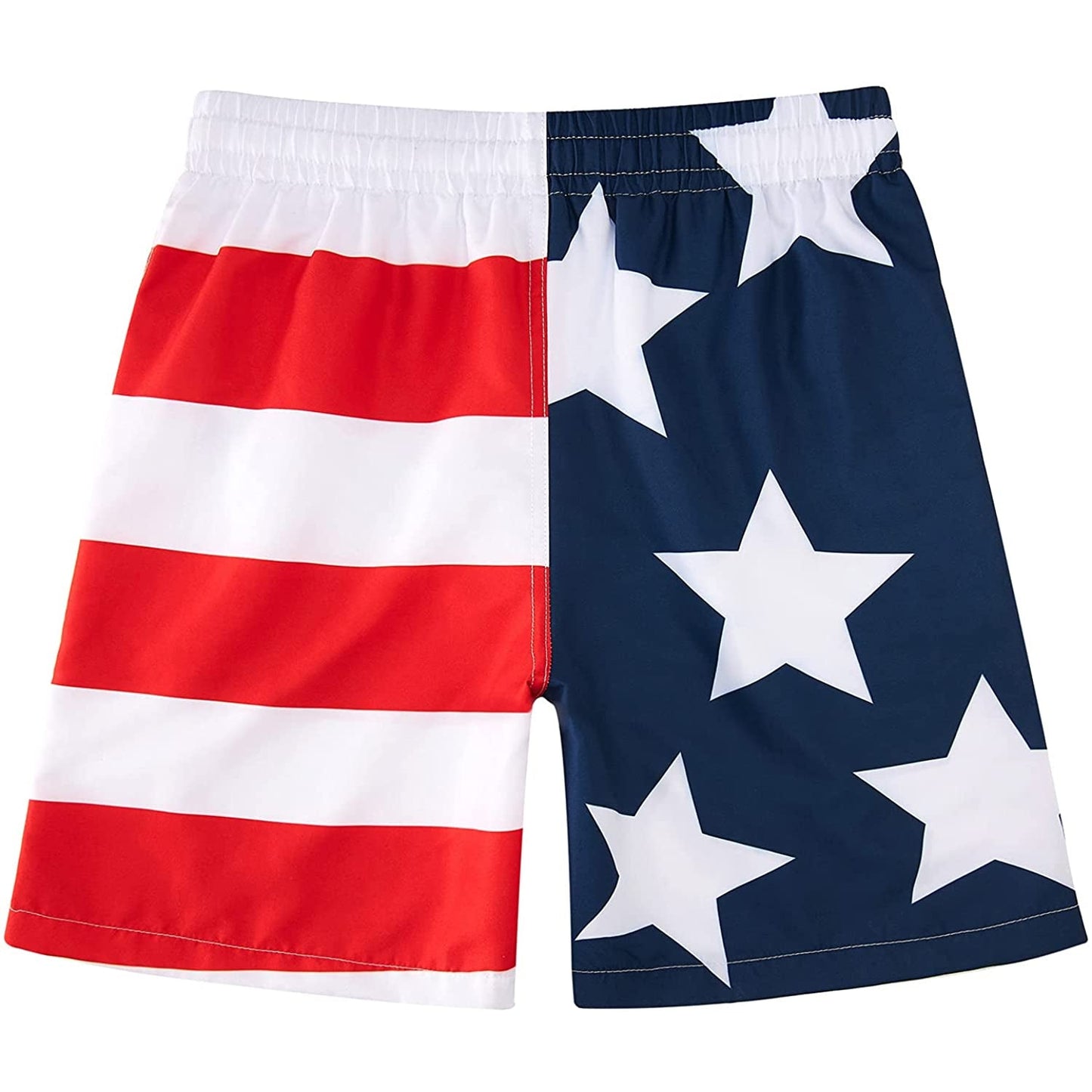 American Flag Funny Boy Swim Trunk