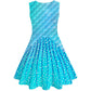 Blue Mermaid Funny Girl Dress