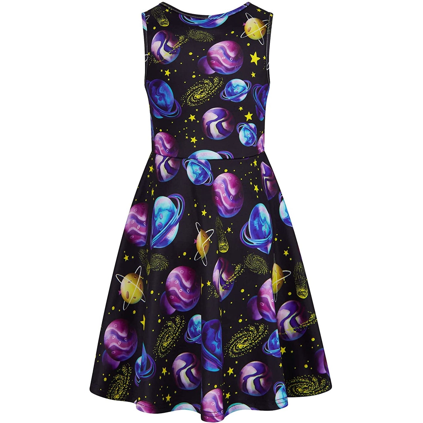 Space Planet Funny Girl Dress