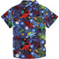 Space Galaxy Dinosaur Funny Toddler Hawaiian Shirt