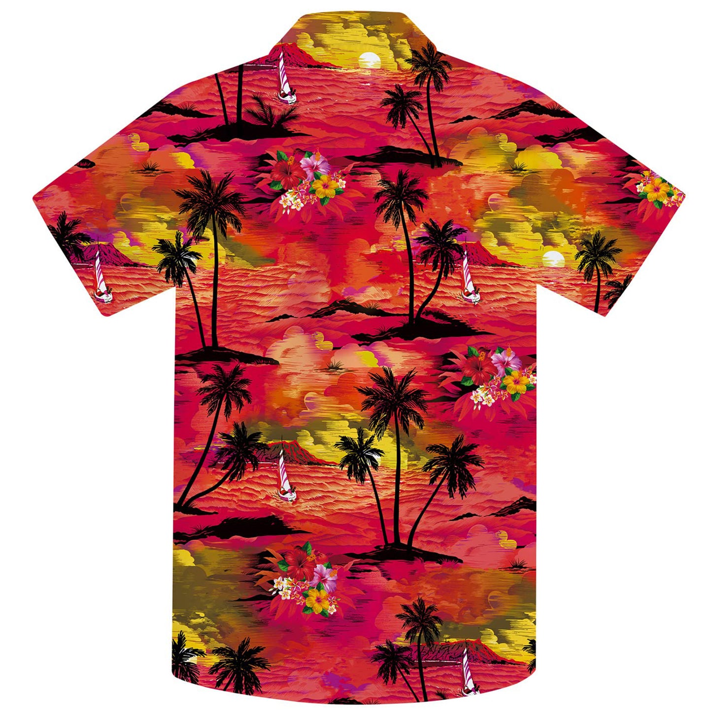 Palm Tree Island Flowers Funny Boy Hawaiian Shirt