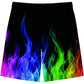 Colorful Flame Funny Boy Swim Trunk