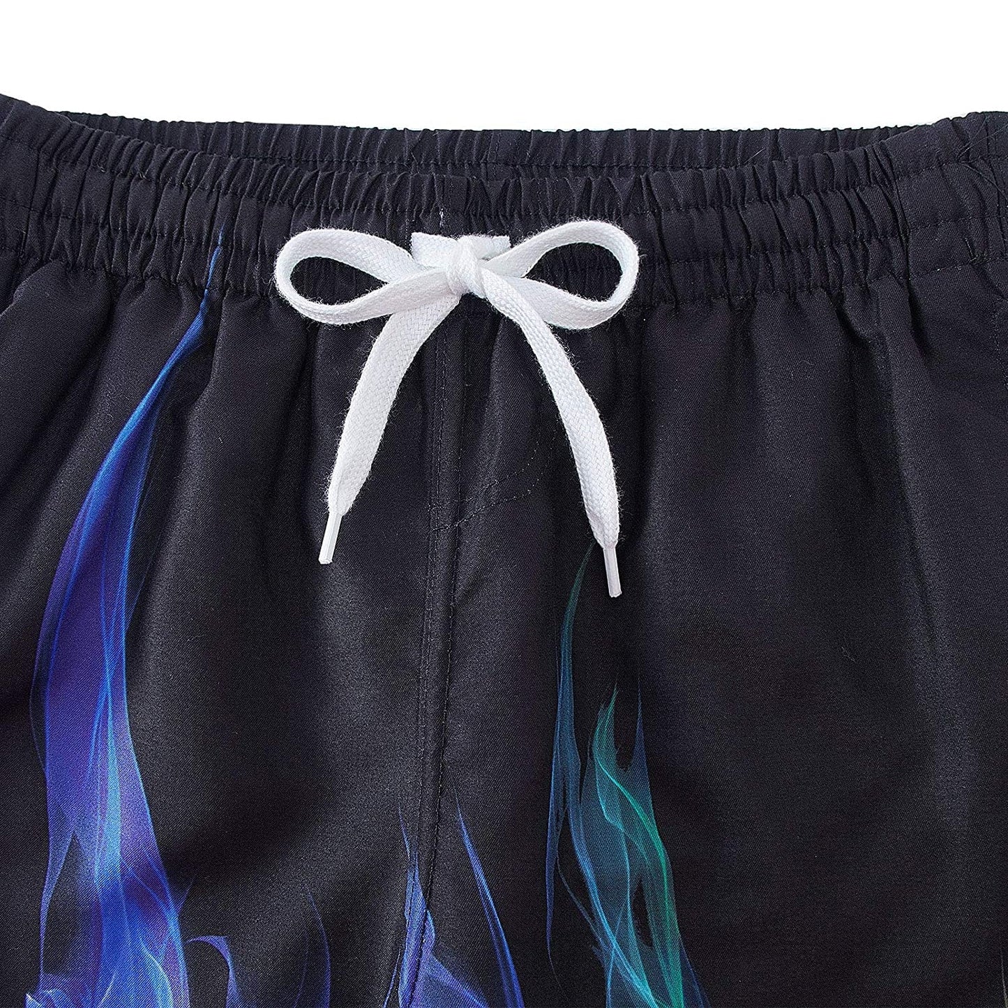 Colorful Flame Funny Boy Swim Trunk