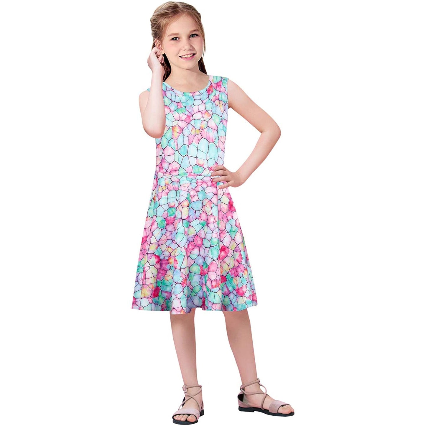 Geometry Funny Girl Dress