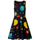 Space Planet Funny Girl Dress