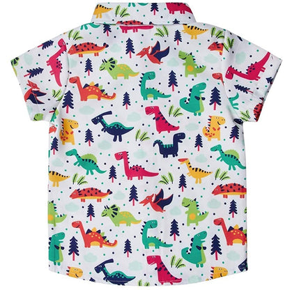 Cute Dinosaur Funny Toddler Hawaiian Shirt