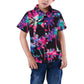 Paint Red Palm Tree Funny Toddler Hawaiian Shirt