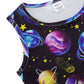 Space Planet Funny Girl Dress