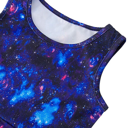 Deep Blue Galaxy Funny Girl Dress