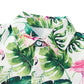 Tropical Leaf Flamingo Funny Toddler Hawaiian Shirt