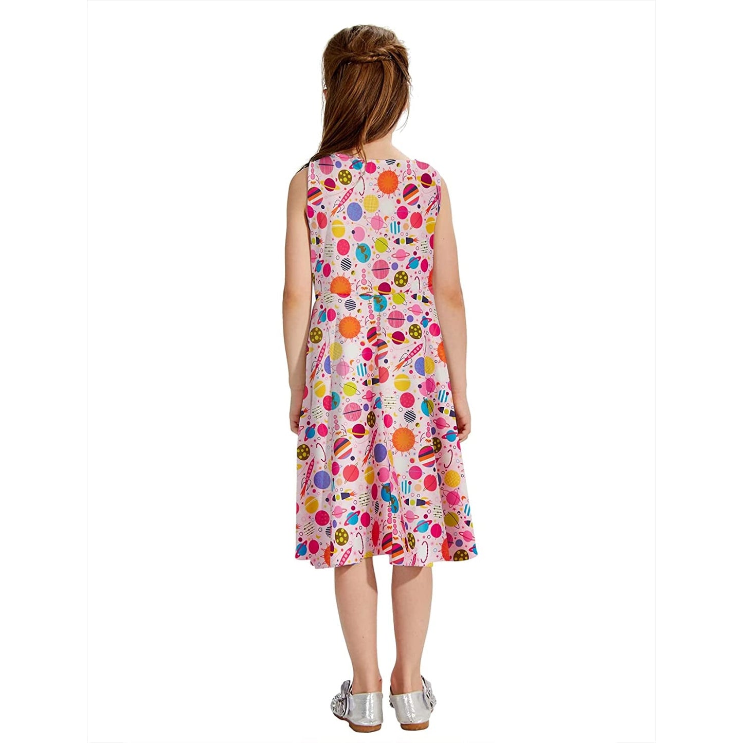 Pink Planet Funny Girl Dress