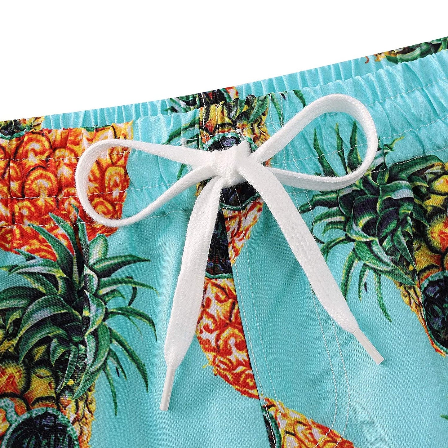 Blue Pineapple Funny Boy Swim Trunk