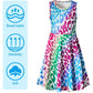 Colorful Leopard Funny Girl Dress