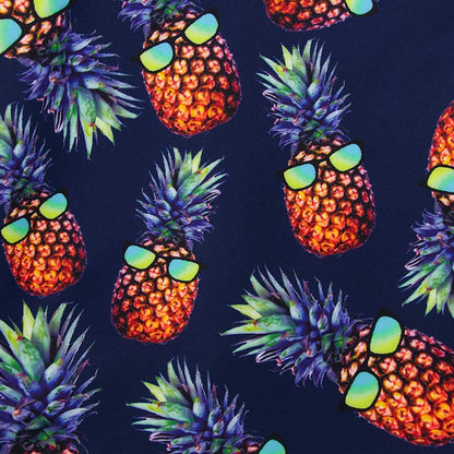 Pineapple Black Funny Toddler Hawaiian Shirt